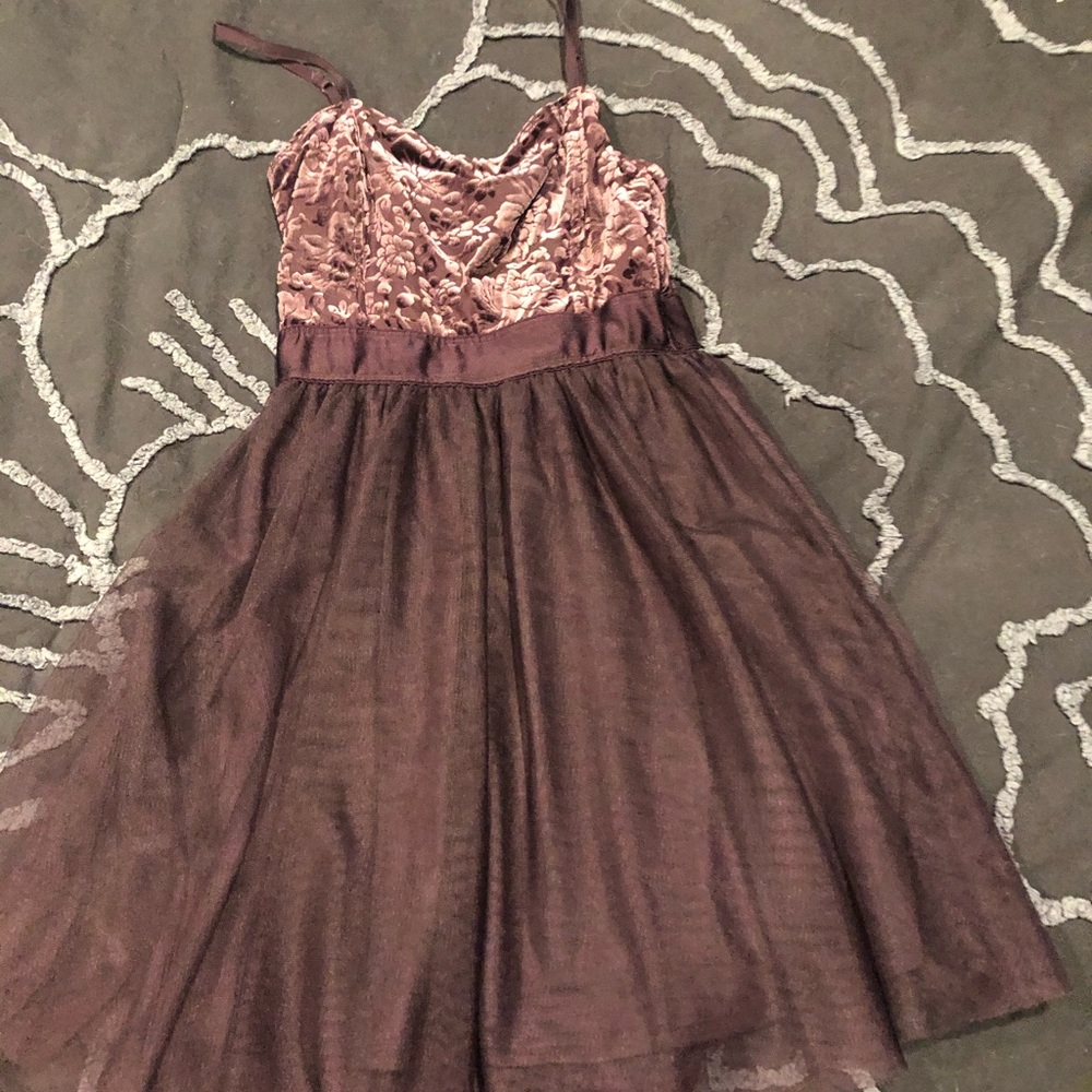 Purple dress